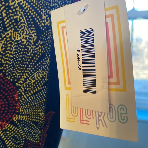 LULAROE SUNFLOWER DRESS NWT PULLOVER XS - Picture 6 of 9